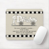 Träume in Bewegung Mousepad (Mit Mouse)