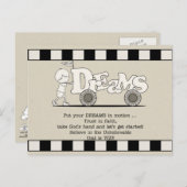 Träume in Bewegung Postkarte (Vorne/Hinten)