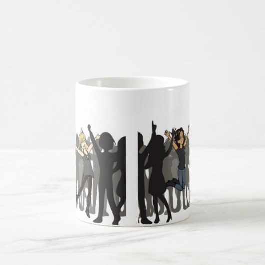 Träume in der RealitätComics Der Tanz Kunst abdeck Kaffeetasse (Mittel)