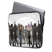 Träume in der RealitätComics Der Tanz Kunst abdeck Laptopschutzhülle (Vorderseite Links)