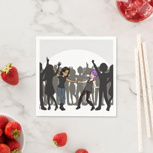 Träume in der RealitätComics Der Tanz Kunst abdeck Serviette (Beispiel)