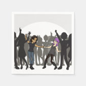 Träume in der RealitätComics Der Tanz Kunst abdeck Serviette (Vorderseite)