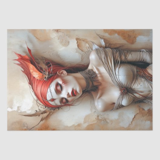 Träume in dunklem Dekor Seidenpapier (Vorderseite)