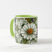 Träume in einer floralen Bouquet-Tasse Tasse (Vorderseite Links)