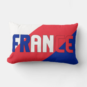 Träume in Farbe mit der Flagge Frankreichs Lendenkissen
