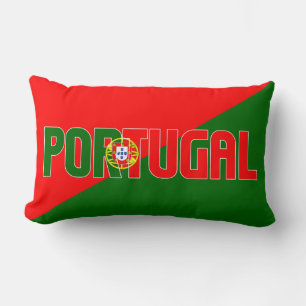Träume in Farbe mit der portugiesischen patriotisc Lendenkissen