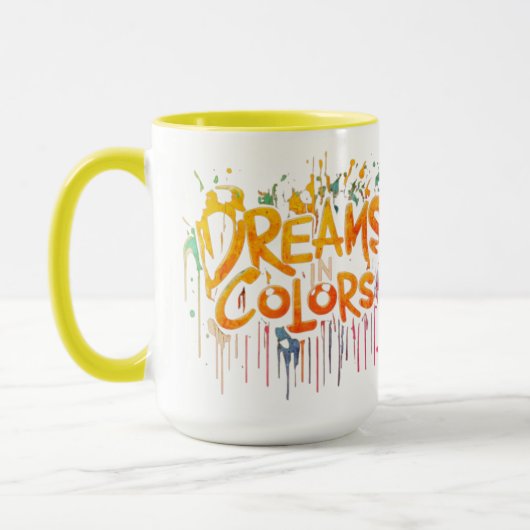 Träume in Farben Tasse (Links)