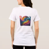 Träume in Farben Tri-Blend Shirt (Rückseite)