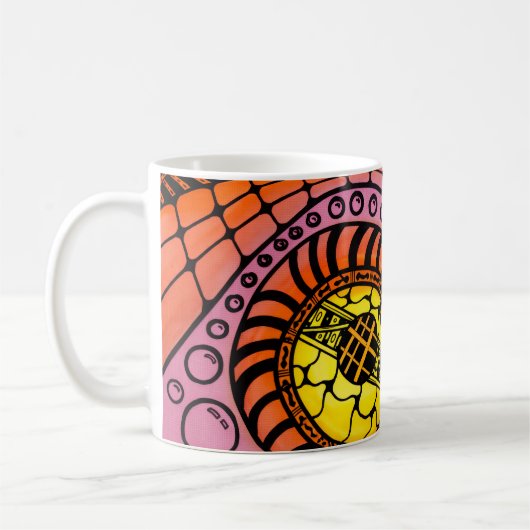 Träume in Rot Kaffeetasse (Links)