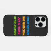 Träume jagen iPhone hülle (Rückseite (Horizontal))