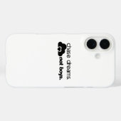 Träume jagen, keine Jungs Case-Mate iPhone Hülle (Rückseite (Horizontal))
