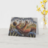 Träume Karte (Gelbe Blume)