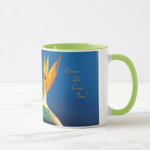 "Träume kommen wahrer" Paradiesvogel Tasse