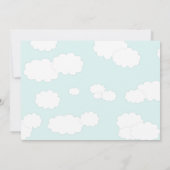 Träume kommen Wahres Foto Geburtstag Ankündigung (Rückseite)