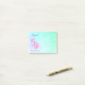 Träume können wahre rosa Ballet Slippers Post-it Klebezettel (Auf Schreibtisch)