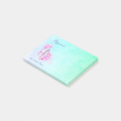 Träume können wahre rosa Ballet Slippers Post-it Klebezettel (angewinkelt)