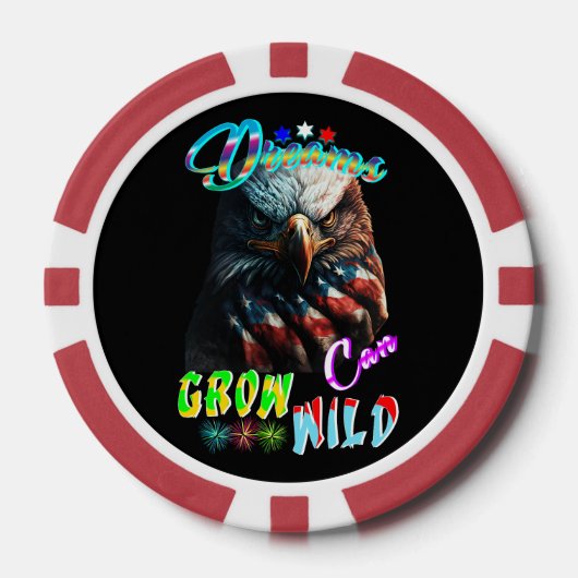 Träume können wild wachsen pokerchips (Vorderseite)