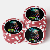 Träume können wild wachsen pokerchips (Stapel)