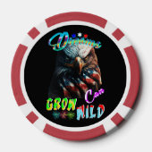 Träume können wild wachsen pokerchips (Rückseite)