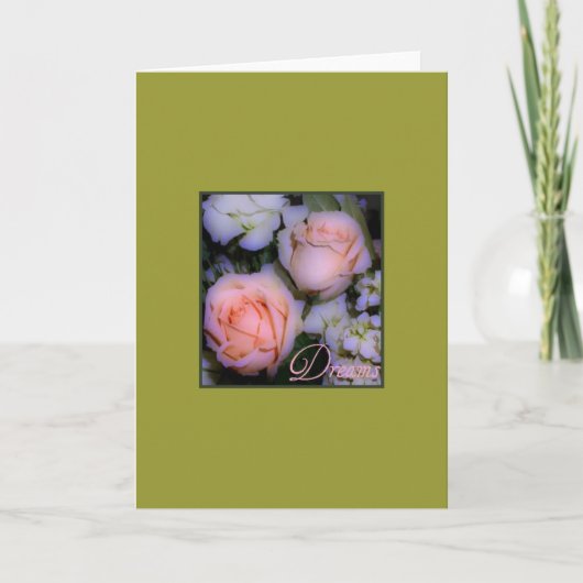 Träume Mitteilungskarten (Vorderseite)