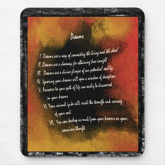 Träume Mousepad (Vorne)