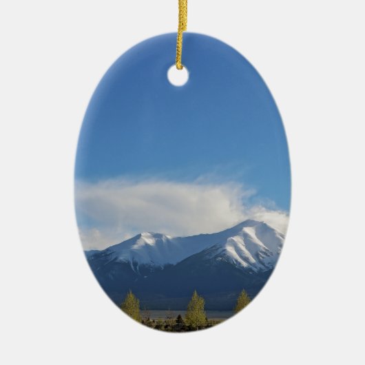 Träume Mt. Princeton Keramik Ornament (Vorne)