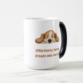 Träume mühelos in Realität verwandeln Verwandlungstasse (VorderseiteRechts)