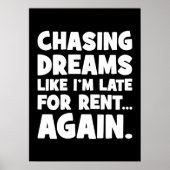 Träume nachjagen, wie ich wieder verspätet bin, lu poster (Vorne)