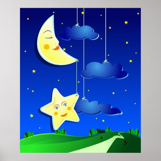 Träume Nacht, Poster (Vorne)