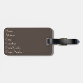 Träume Natur im Herbst Gepäckanhänger (Rückseite horizontal)