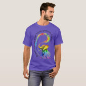 Träume ohne Angst Liebe ohne Grenzen Elefant T-Shirt (Vorne ganz)