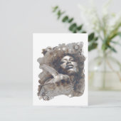 Träume Postkarte (Stehend Vorderseite)