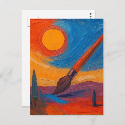 Träume Postkarte (Vorne/Hinten)