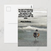 Träume Postkarte (Vorne/Hinten)