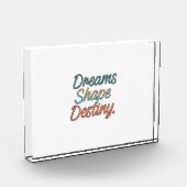 Träume prägen das Schicksal Fotoblock (Links)