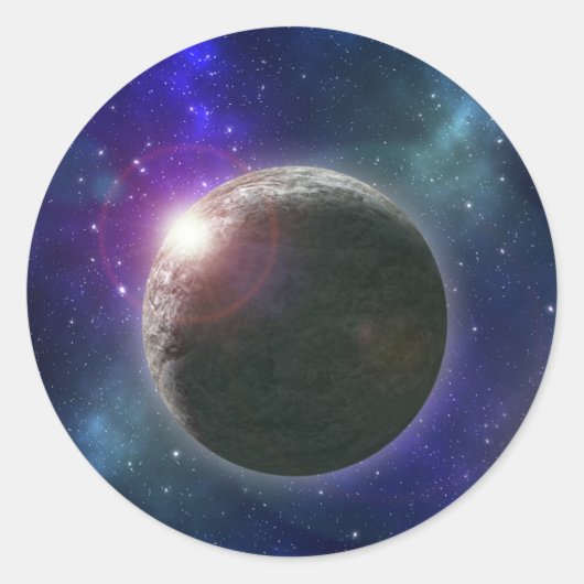 Träume, Runder Aufkleber (Vorderseite)