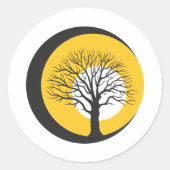 Träume Runder Aufkleber (Vorderseite)