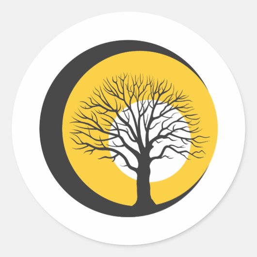 Träume Runder Aufkleber (Vorderseite)