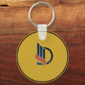 "Träume Schlüsselanhänger: Inspirier und glaube" Schlüsselanhänger (Rückseite)