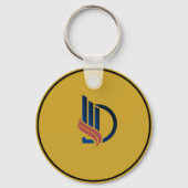 "Träume Schlüsselanhänger: Inspirier und glaube" Schlüsselanhänger (Rückseite)