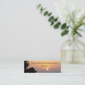 Träume sind…./Lesezeichen Mini Visitenkarte (Stehend Vorderseite)