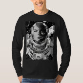 Träume steigern: Der Girl Astronaut T-Shirt (Vorderseite)