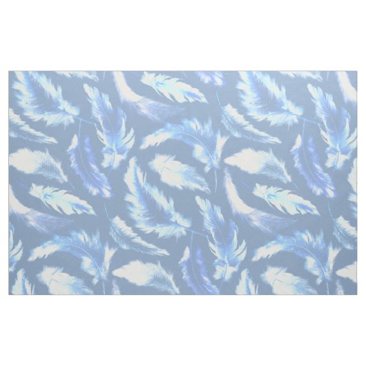 Träume süß - Federn von Zyanose: Stoff (Fat Quarter (45,7 x 55,9 cm))