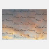 Träume, Träume, Träume Geschenkpapier Set (Vorderseite)