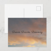 Träume, Träume, Träume Postkarte (Vorne/Hinten)