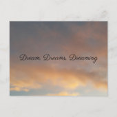 Träume, Träume, Träume Postkarte (Vorderseite)