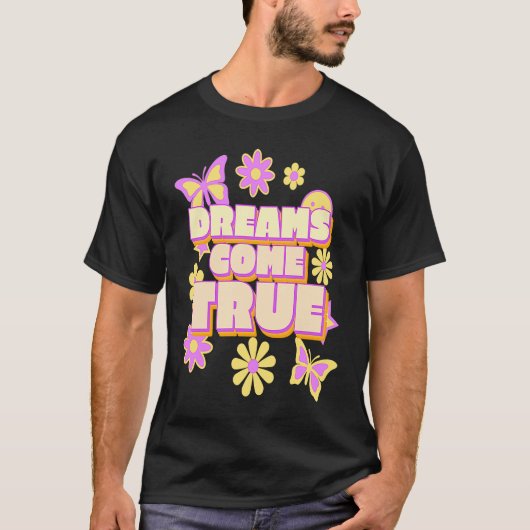 Träume Treppenaufgang Blume Power Butterfly T-Shirt (Vorderseite)
