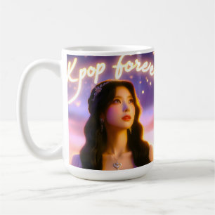 Träume und Sterne: K-Pop für immer feiern Kaffeetasse