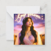 Träume und Sterne: K-Pop für immer feiern Mitteilungskarte (Rückseite)