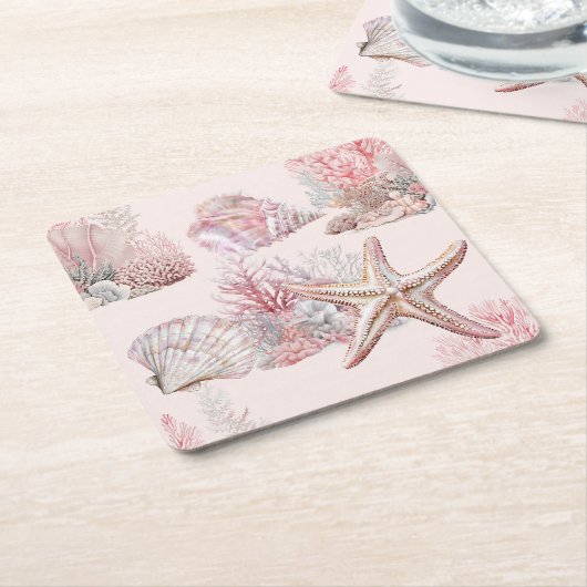 Träume unter dem Meer Papier Napkin Rechteckiger Pappuntersetzer (angewinkelt)